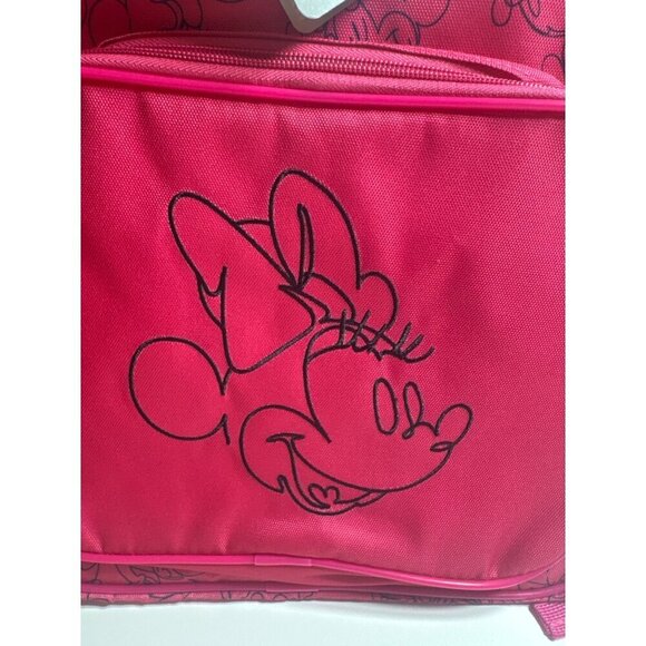 Disney Minnie Mouse Pink Backpack For Kids NWT 16”x11”x4” - Picture 4 of 5